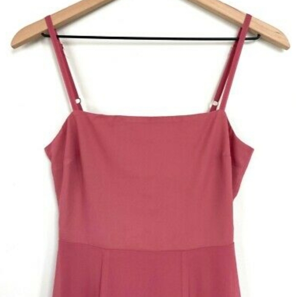 Show Me Your Mumu Lauren Tie Back Dress in Sunset Rose Pink - Picture 6 of 11